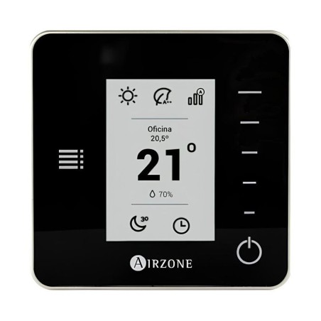 Thermostat Airzone Think radio noir AZCE6THINKRN