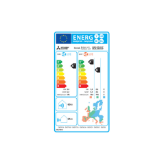 Climatiseur mural Mitsubishi Electric MSZ-HR35VFK / MUZ-HR35VF – 3,4 kW