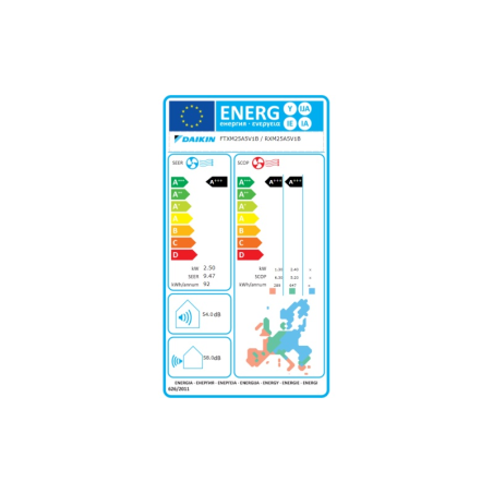 Climatiseur mural Daikin Perfera FTXM25A / RXM25A – 2,5 kW