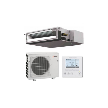 Climatisation gainable Mitsubishi Electric SEZ-M35DA avec groupe SUZ-M35VA