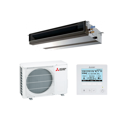 Climatisation gainable Mitsubishi Electric PEAD-M35JA avec groupe SUZ-M35VA