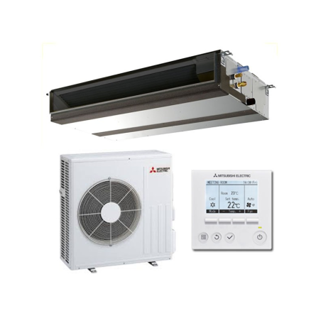 Climatisation gainable Mitsubishi Electric PEAD-SM60JA avec groupe SUZ-SM60VA